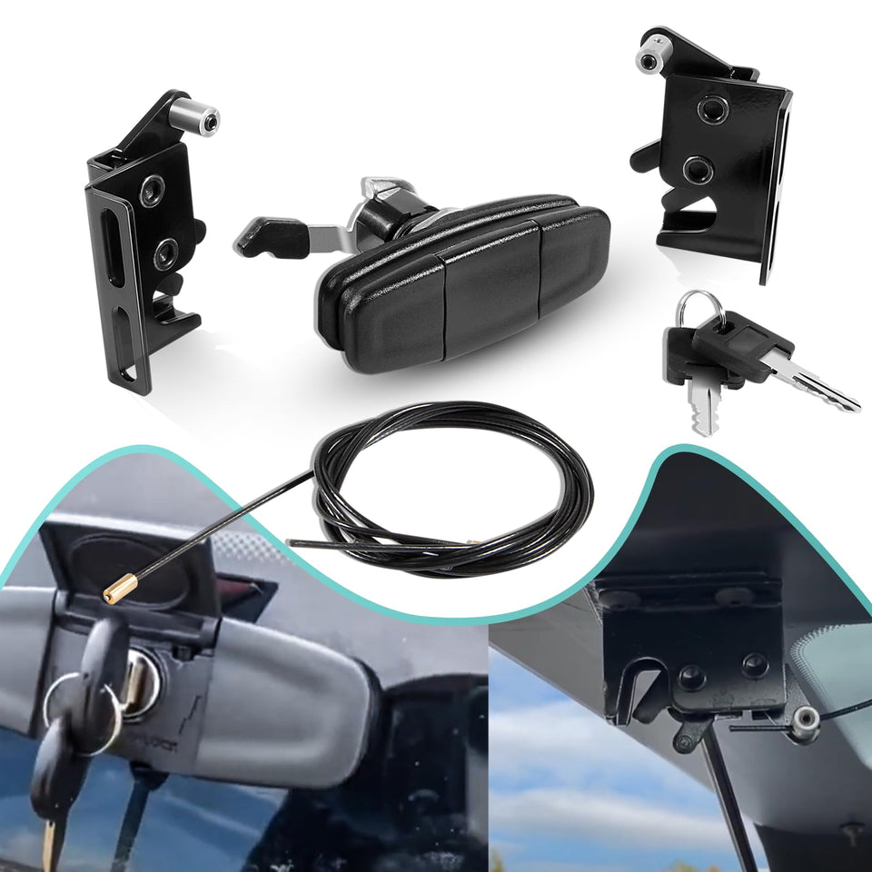 Bzumperyz front view of handle and latches showing complete kit benefits
