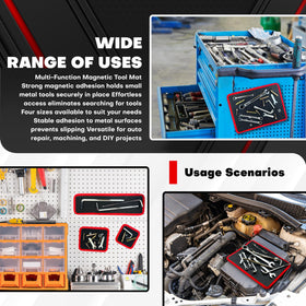C&T mats arranged on a workbench creating organized workspace for faster workflow