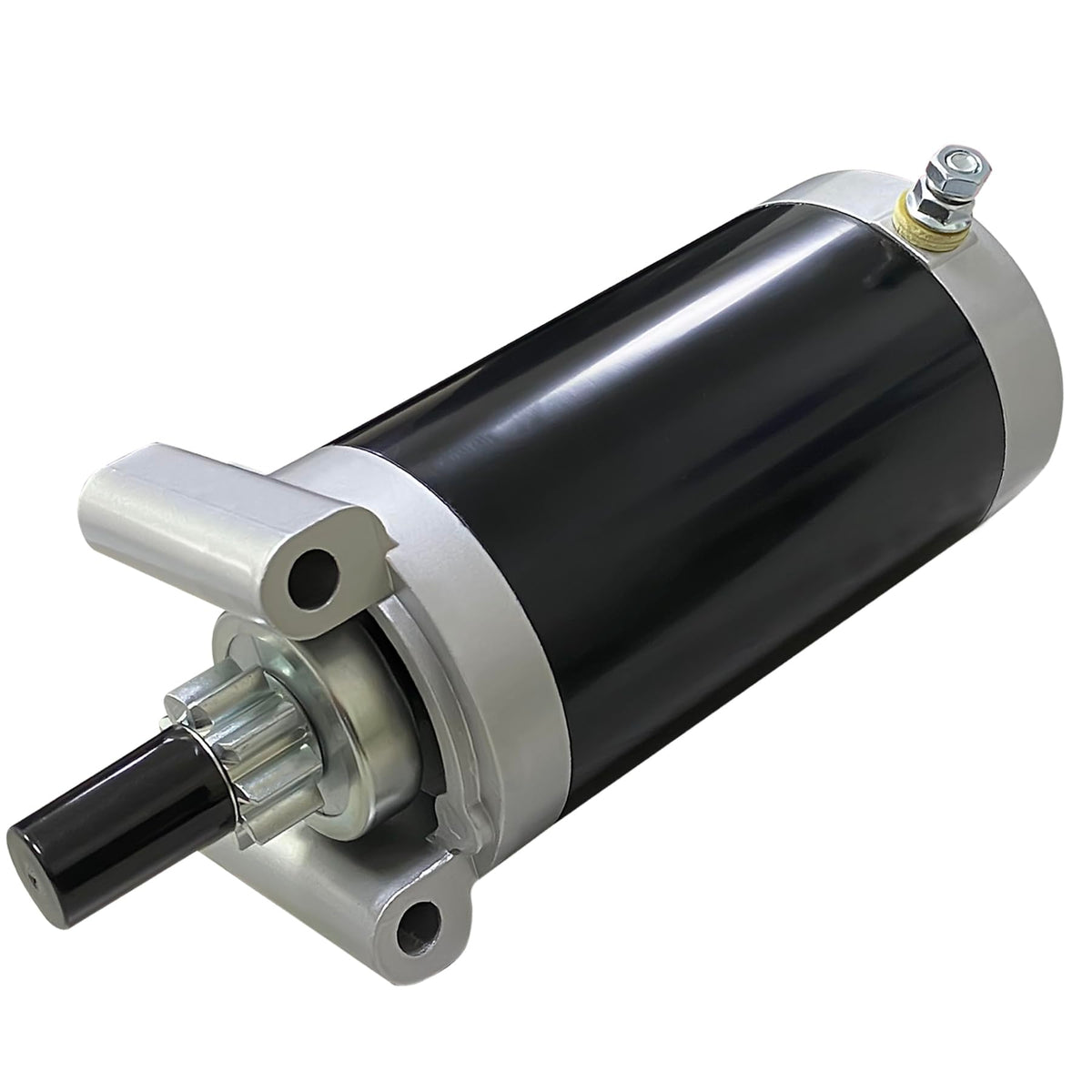C CLINK starter front view showing mounting and bolt holes for easy replacement