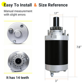 C CLINK starter label and part numbers for easy model verification benefit