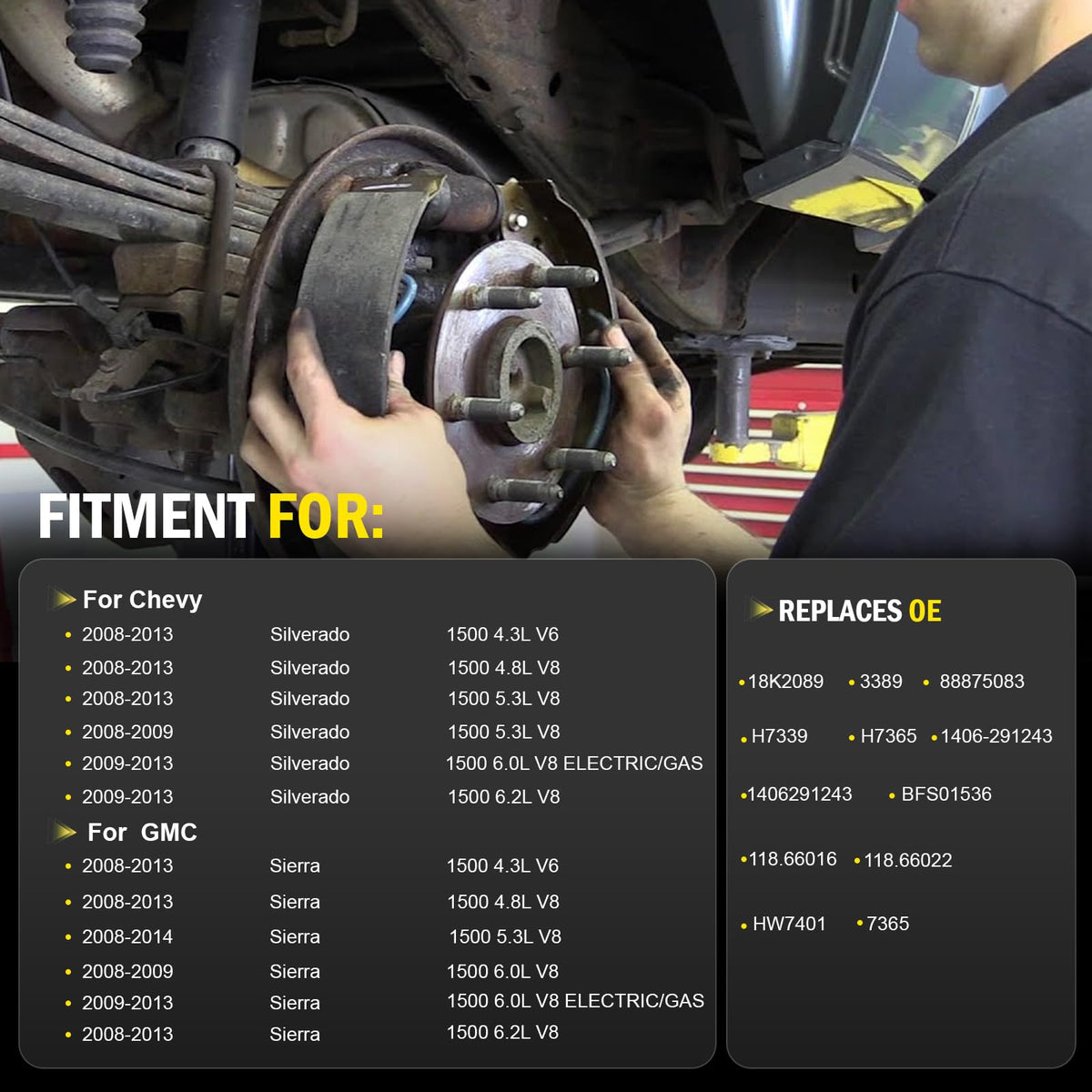 C-Tzu hardware components laid out clearly, simplifies brake rebuilds
