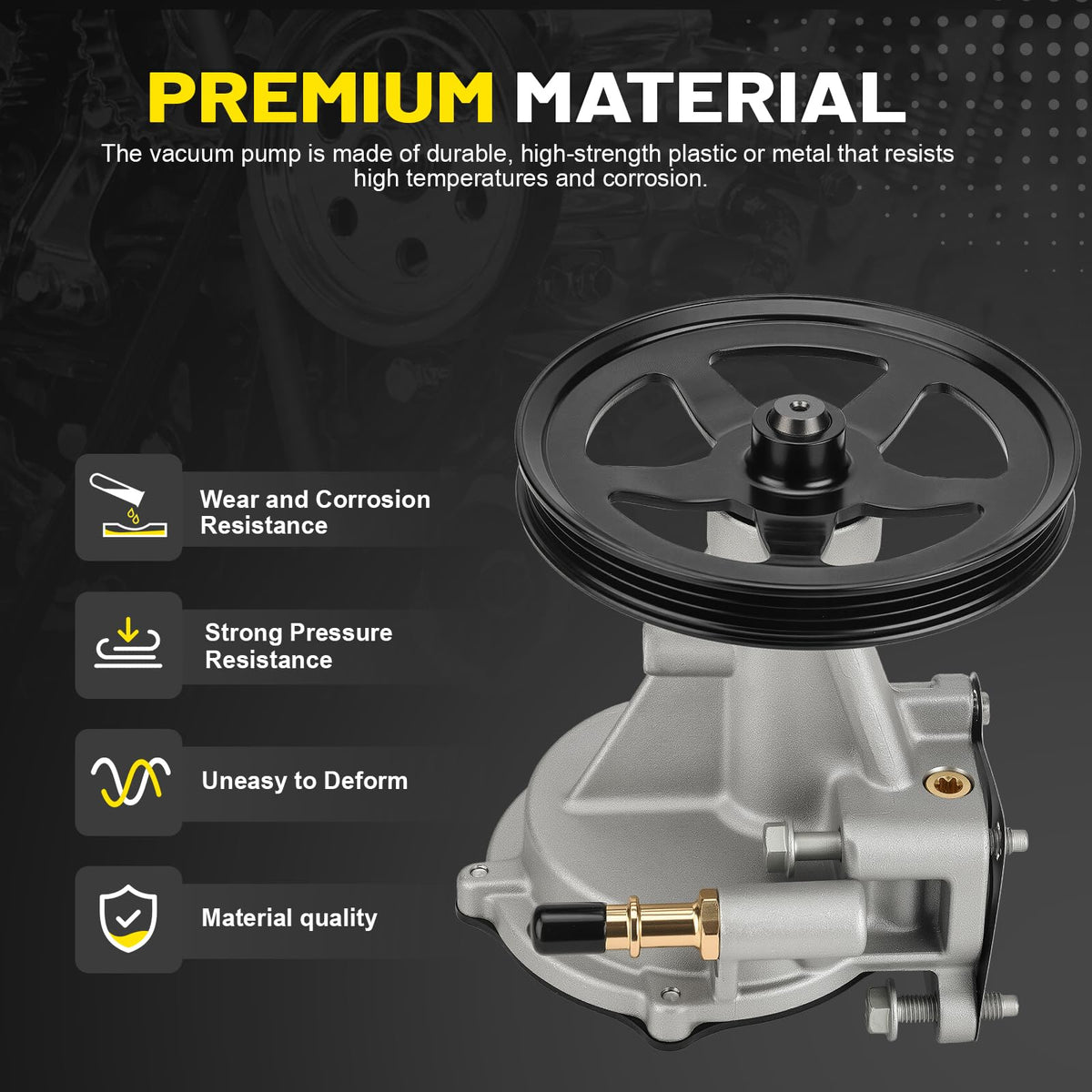 C-Tzu pump mounting flange detail illustrating bolt pattern and fitment