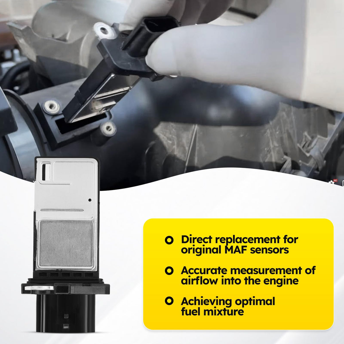 C-Tzu detailed view of sensor element for accurate airflow measurement
