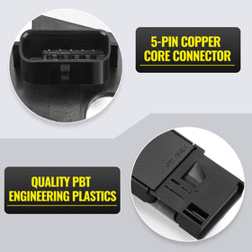 C-Tzu MAF sensor installed in intake duct restoring stable engine response