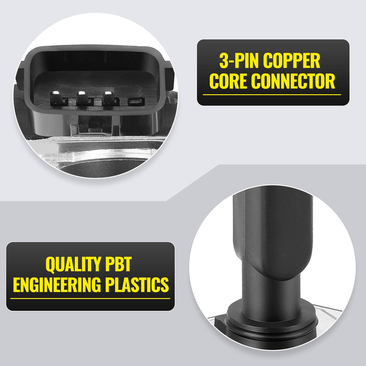 C-Tzu MAF sensor installed under hood, demonstrates straightforward plug-and-play benefit