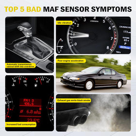 C-Tzu MAF sensor installed in engine bay demonstrating direct swap convenience benefit
