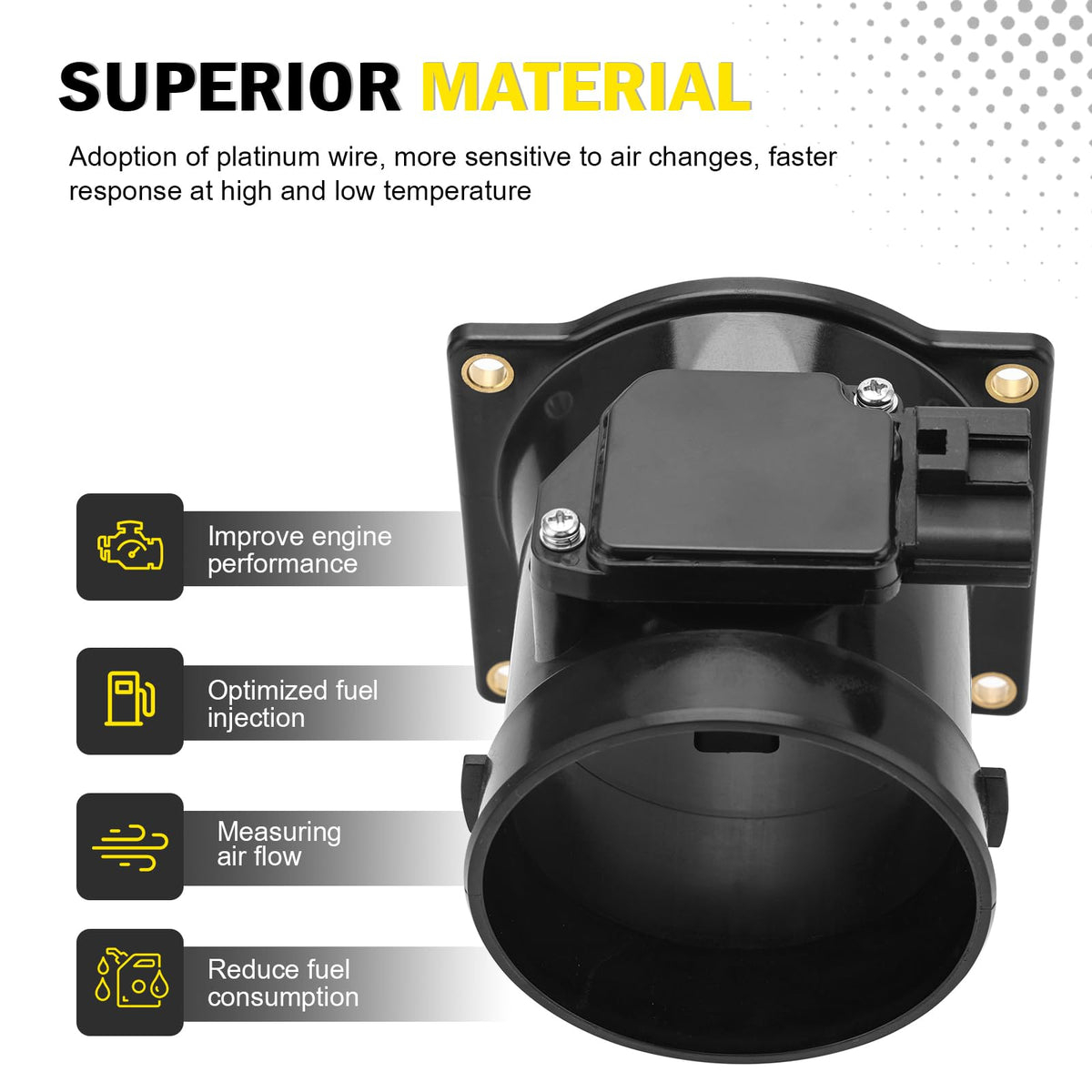C-Tzu MAF sensor installed in intake demonstrating restored airflow accuracy