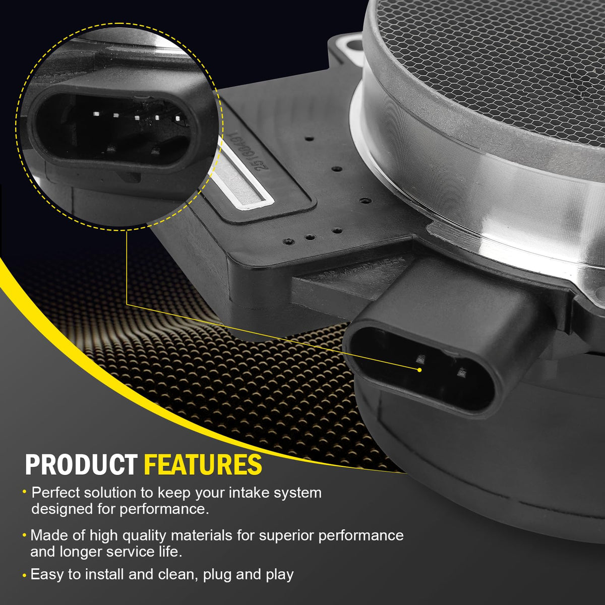 C-Tzu MAF sensor packaging and label showing part numbers and warranty confidence