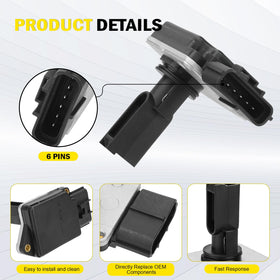 C-Tzu MAF sensor side mounting points showing secure bolt alignment benefit