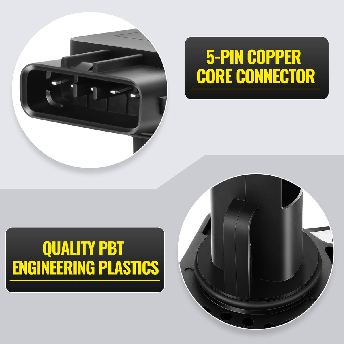 C-Tzu MAF beside ruler showing dimensions for easy compatibility check
