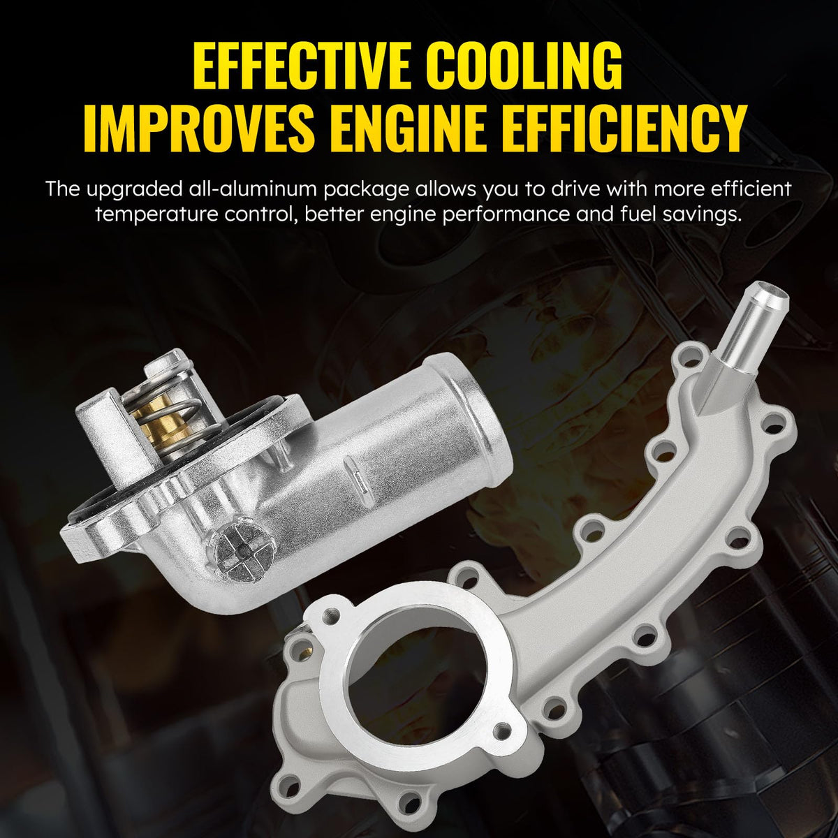 C-Tzu housing installed in engine bay illustrating improved leak resistance
