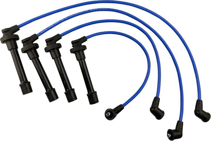 Cable Master blue wire set front packaging and contents showing neat bundle and labels