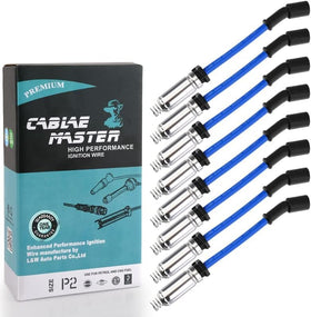 Cable Master wires laid out with ruler for length and scale reference, aiding correct fit