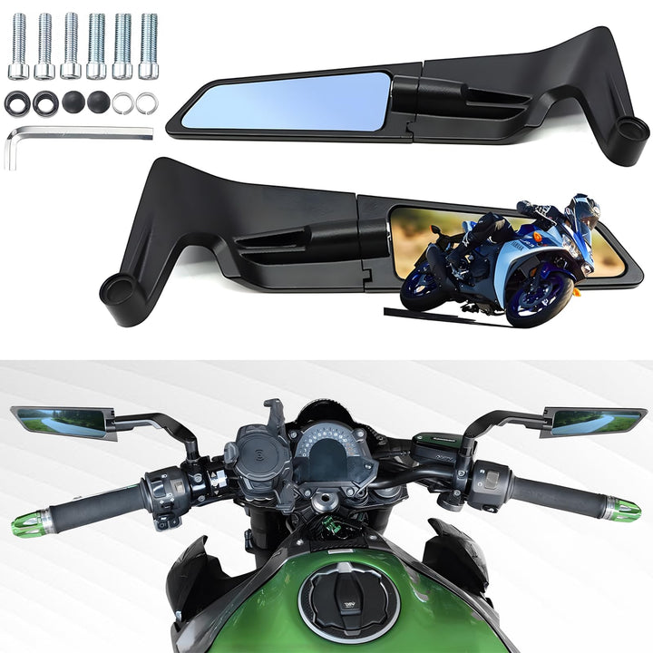 Caboriallan front profile mirror showing sleek wing styling and improved aerodynamics