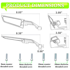Caboriallan next to ruler scale showing compact size and lightweight advantage