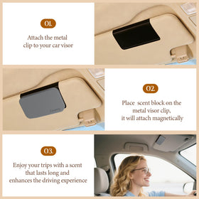Cacanry installed on visor showing flat fit and unobtrusive placement for neat interior