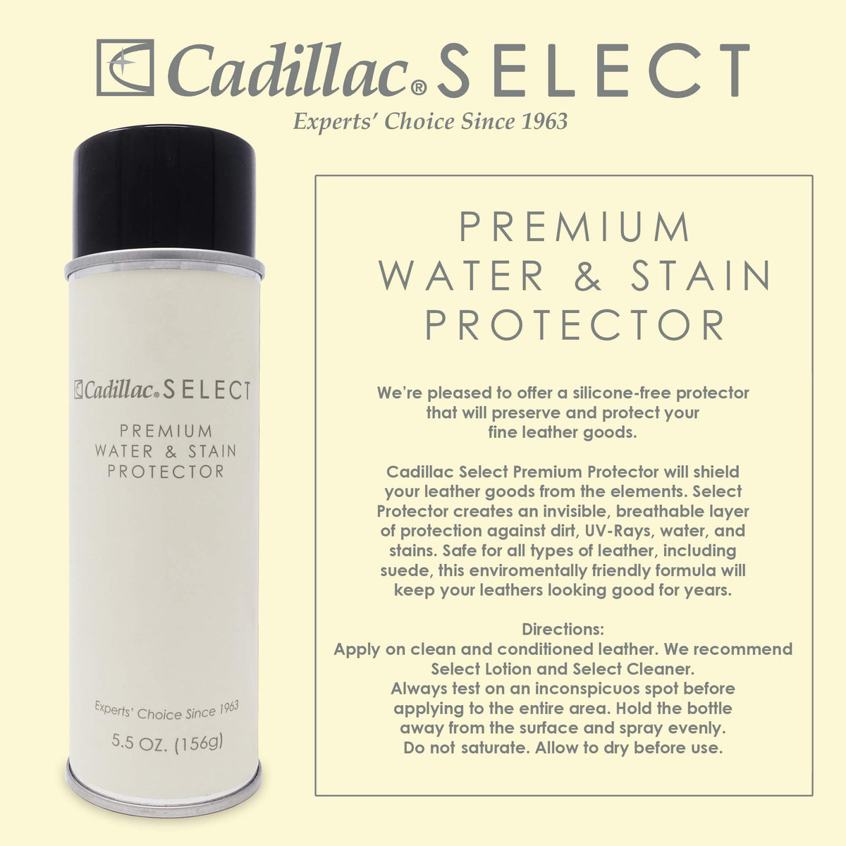 Cadillac products held in hand illustrating easy application and control