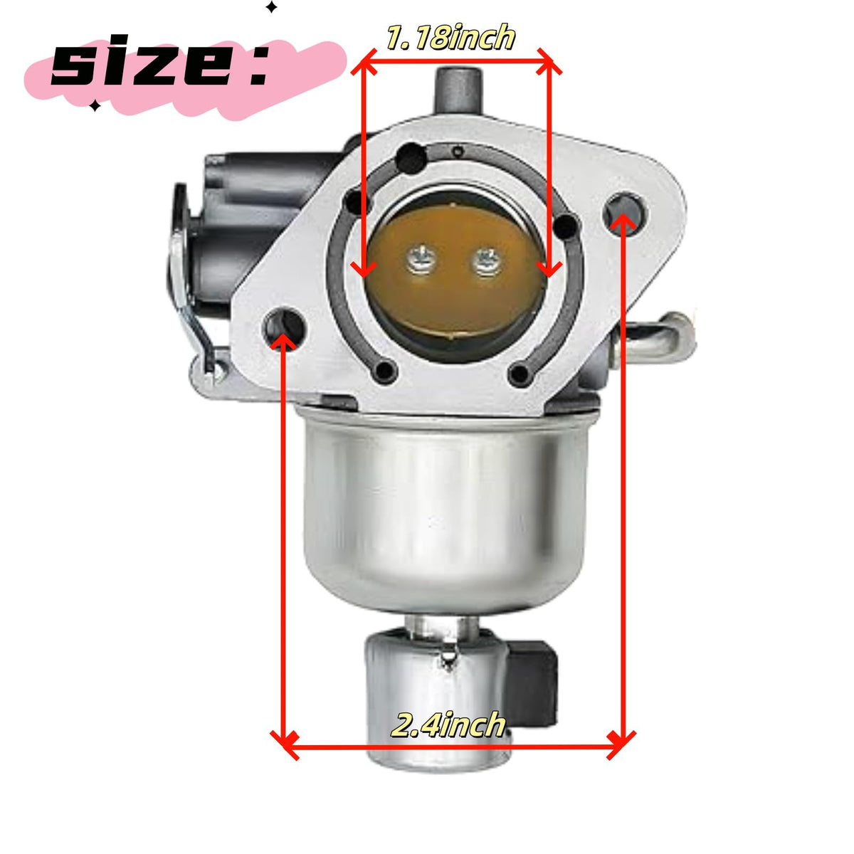 CAFEZAYO carburetor top close-up highlighting throttle linkage for precise control