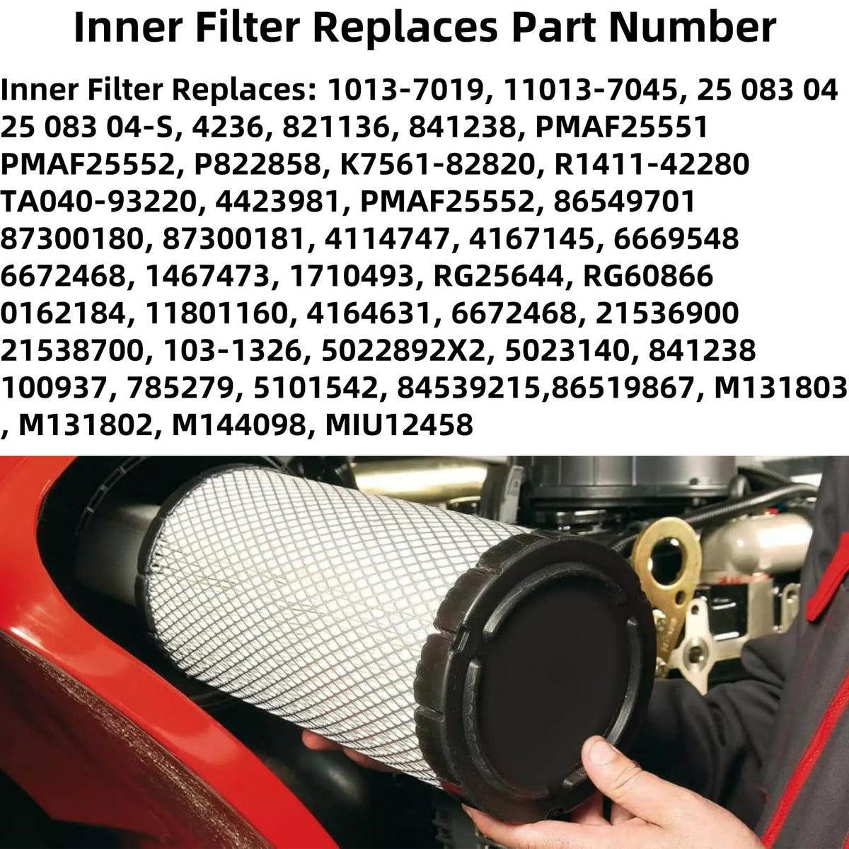 CAFEZAYO inner filter seal detail showing gasket for a secure airbox fit