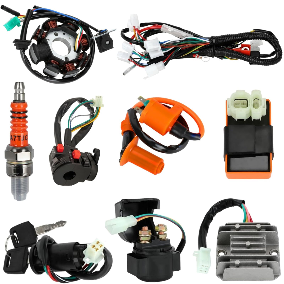 CAFEZAYO kit front layout showing all included parts and easy replacement benefit