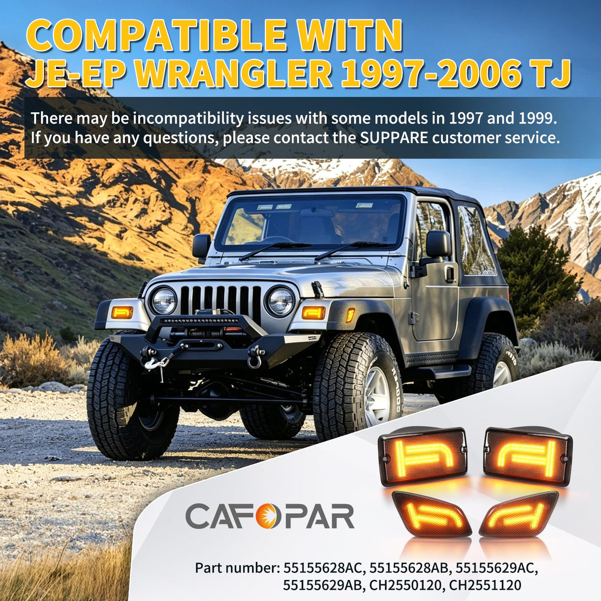 CAFOPAR smoked lens close-up highlighting sleek finish and UV protection