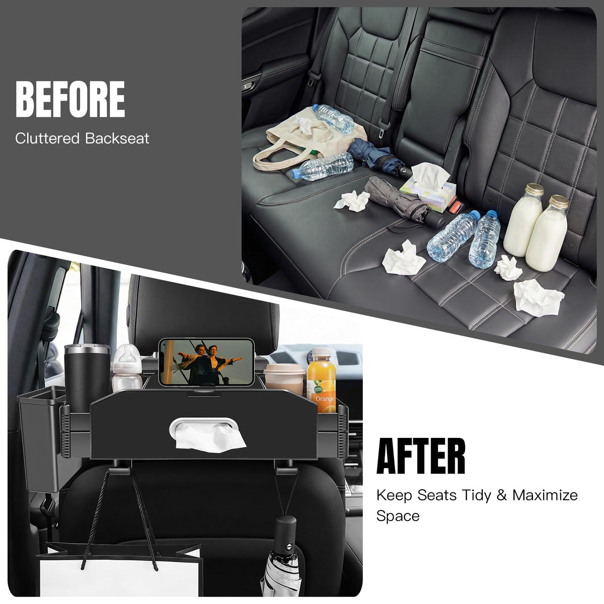 CAFORLANK PU leather and ABS texture showcasing durable easy-to-clean finish