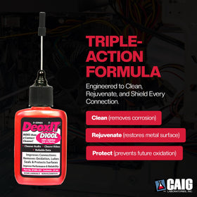 CAIG LABORATORIES treating a battery terminal to improve conductivity