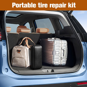 CalamariKey kit stored in car trunk to show travel convenience
