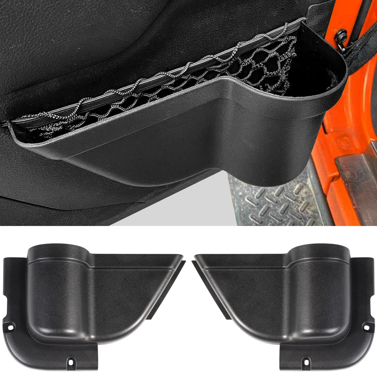 CALBEAU front pocket front view showing tidy storage and easy access