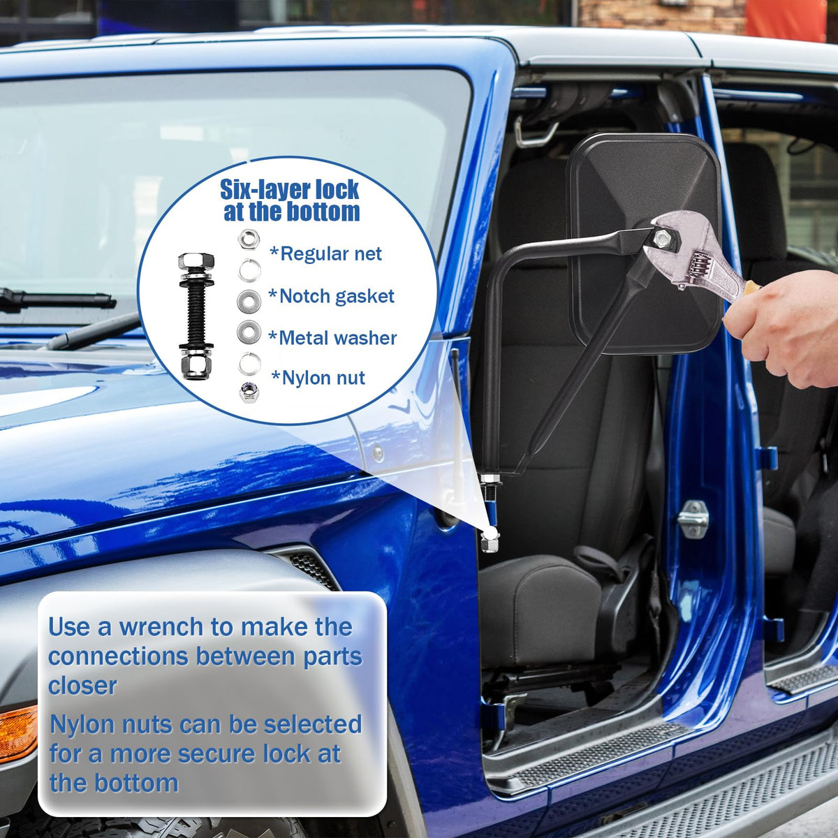 CALBEAU aerodynamic rear housing reducing wind noise for quieter drive