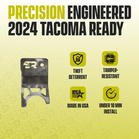 Cali Raised LED protector next to ruler showing precise dimensions and fit assurance