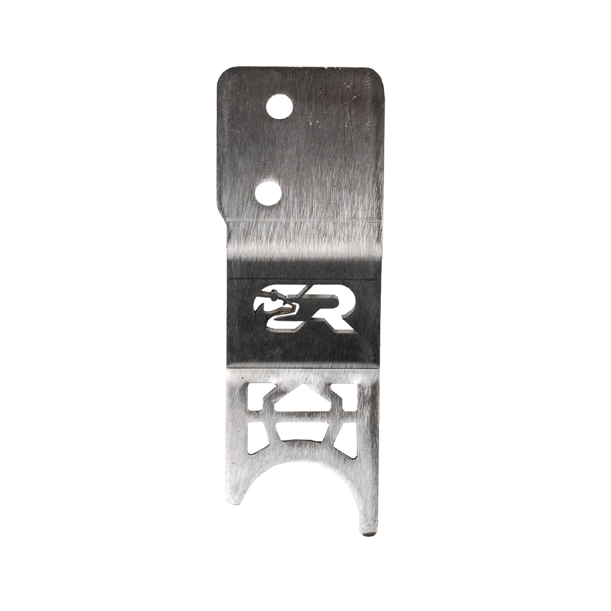 Cali Raised LED front view of stainless steel protector showing full coverage and security benefit