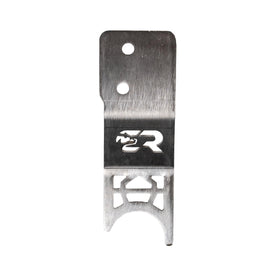 Cali Raised LED front view of stainless steel protector showing full coverage and security benefit