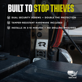 Cali Raised LED installed on a Tacoma demonstrating theft deterrent and clean fit