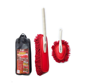 California Car Duster front view showing kit and quick dust removal benefit