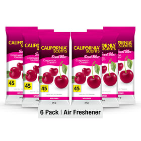 California Scents front packaging showing Coronado Cherry and compact design benefit