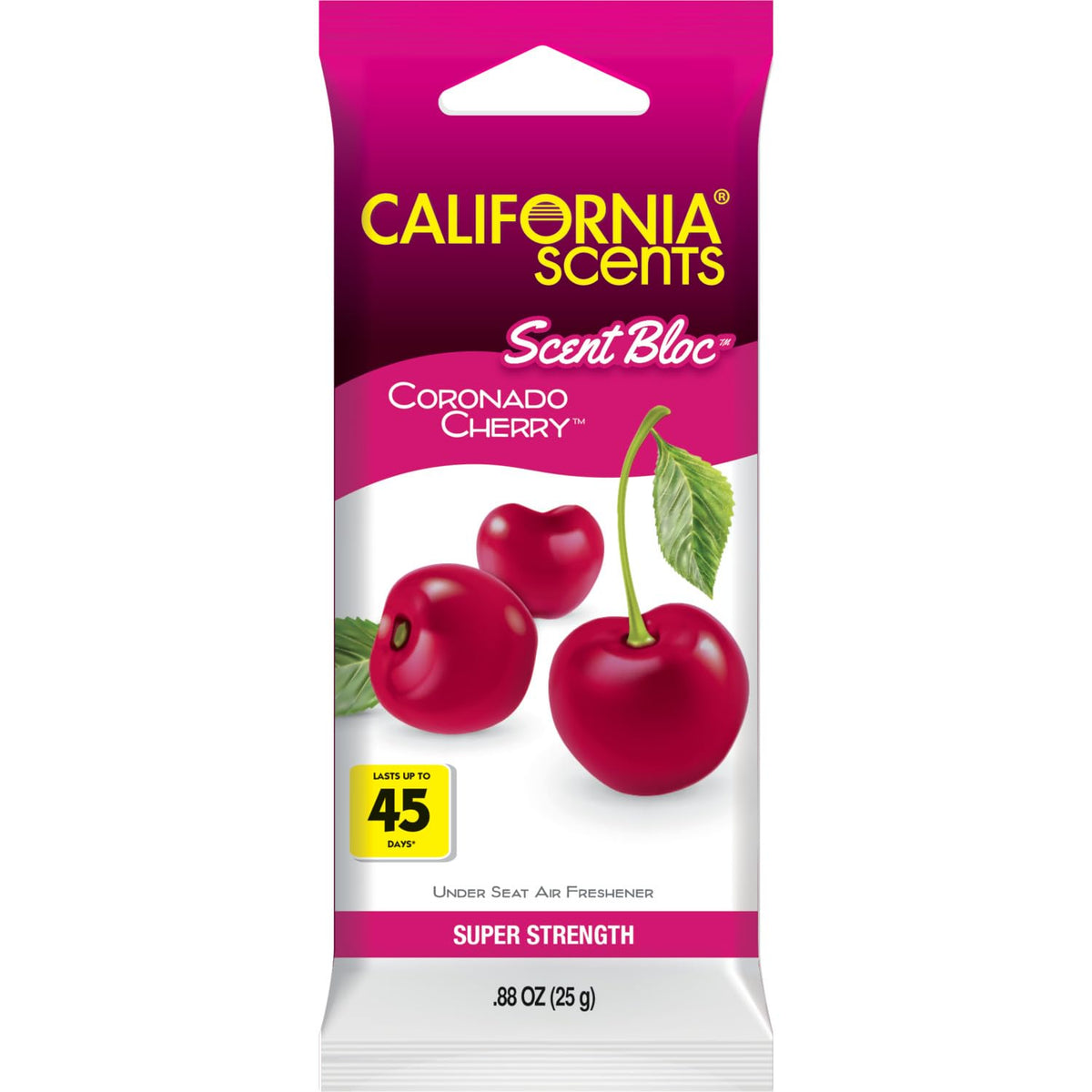 California Scents fiber pad texture highlighting biodegradable material benefit