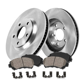 Callahan BRAKE PARTS front kit boxed showing complete contents and quick installation benefit