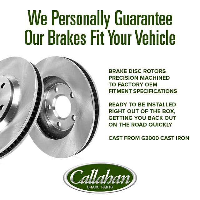 Callahan Brake Parts ceramic pad close-up showing friction material and low-dust benefit