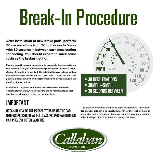 Callahan rotor and pad installed on truck wheel demonstrating fit and improved stopping benefit
