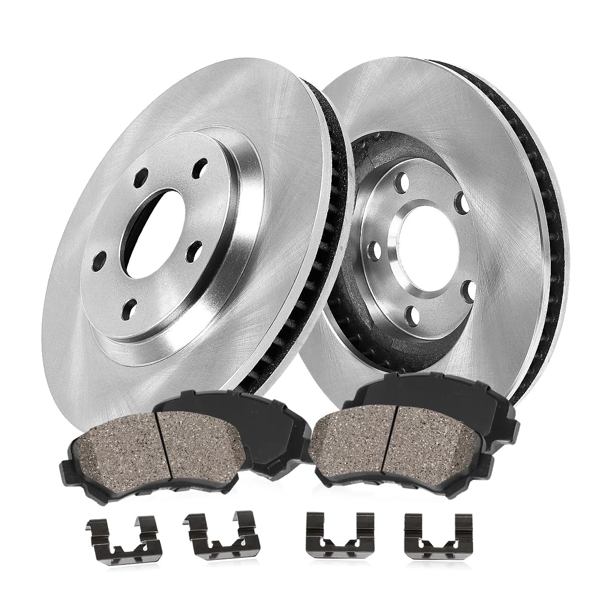 Callahan rear brake kit packaging showing included rotors and pads for easy identification