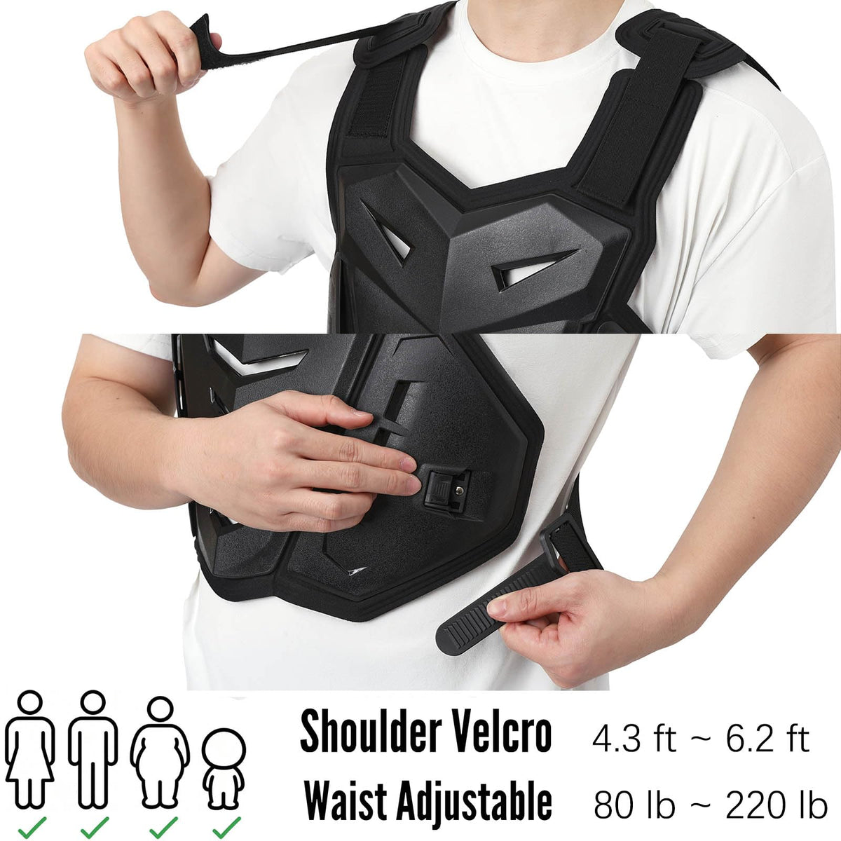 CALOPET worn by motorcycle commuter demonstrating discreet protection