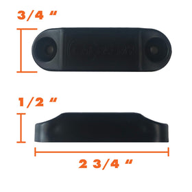 CALPALMY next to screwdriver showing catch size for easy DIY installation