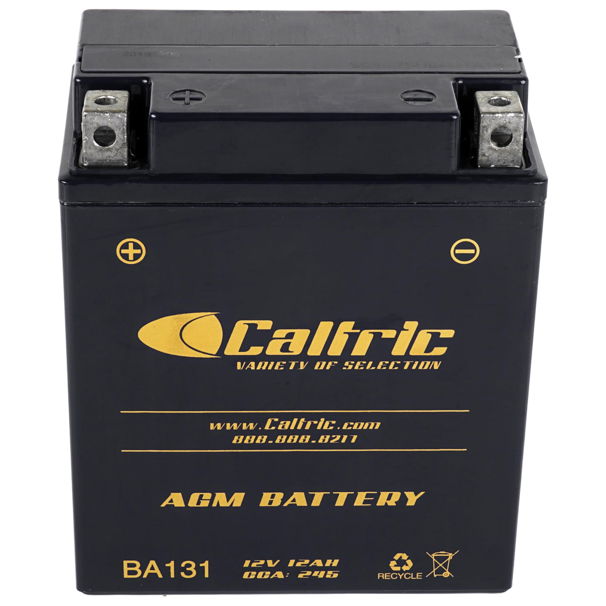 Caltric battery installed in Yamaha Warrior demonstrating direct-fit convenience
