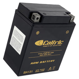 Caltric battery label showing specs for quick compatibility confirmation