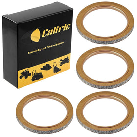 Caltric front view of 4-pack gaskets showing fit and OEM compatibility benefit