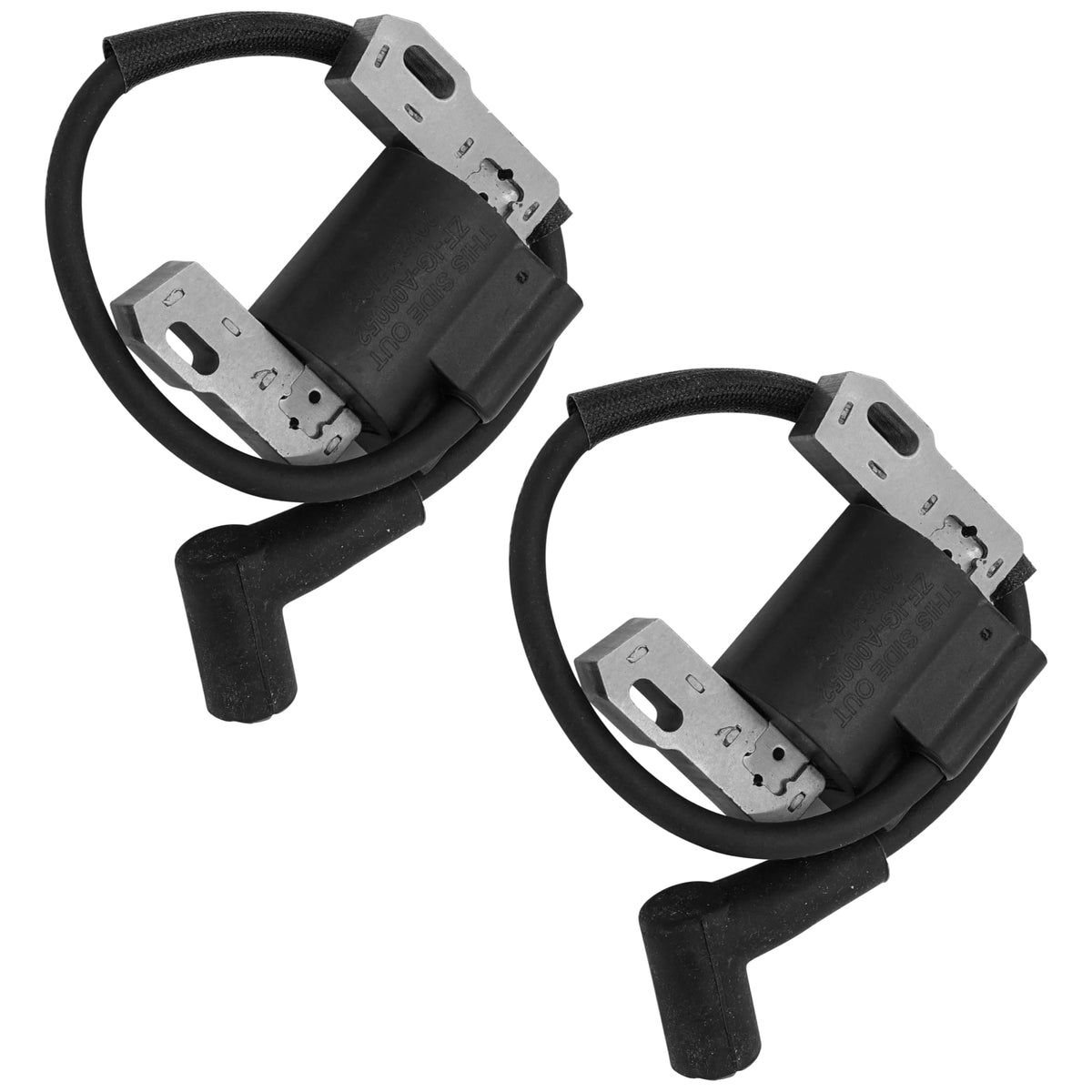 Caltric ignition coil packaging and included two-coil set for ready replacement benefit