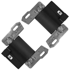 Caltric ignition coil size comparison with ruler to confirm fit and clearance benefit
