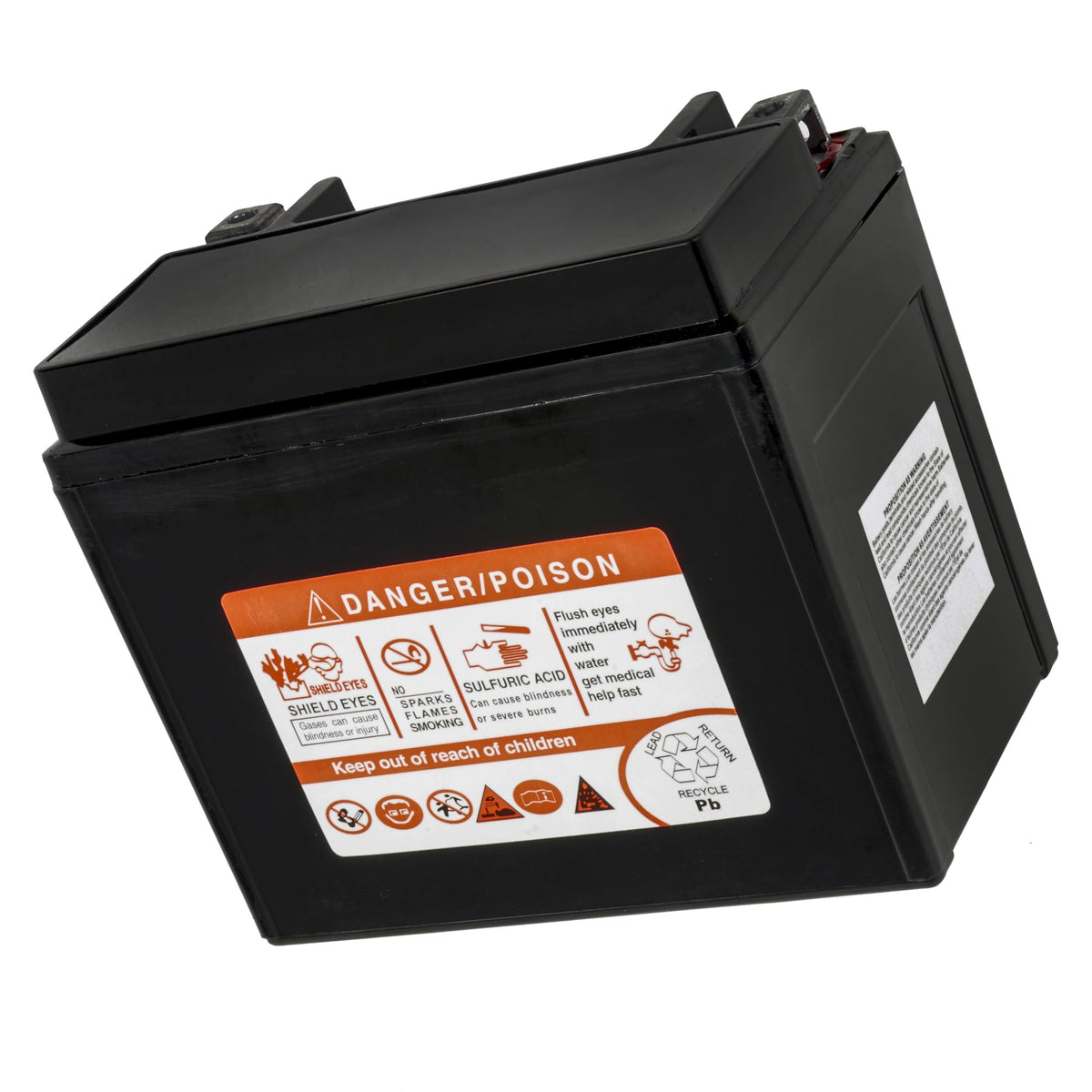 Caltric label and specs close-up ensuring proper part number match