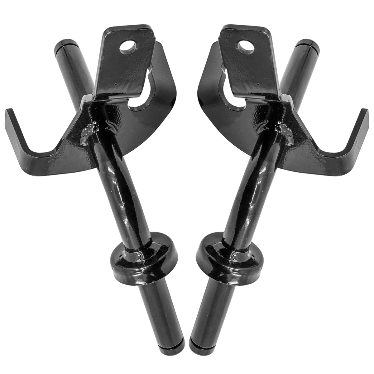 Caltric left spindle front view showing robust construction for precise steering